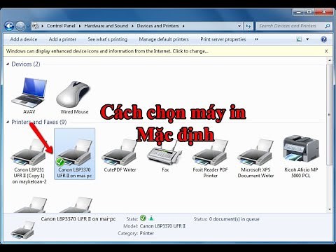 Hướng dẫn cách chọn máy in mặc định trên máy tính