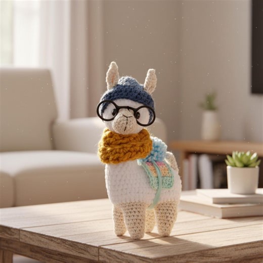 Llama Amigurumi Crochet Pattern | Intermediate Plush Toy (PDF Pattern) - Etsy