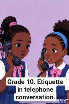 Grade 10 Telephone conversation etiquette sample.#grade10english#learningenglish#kenyaeducation