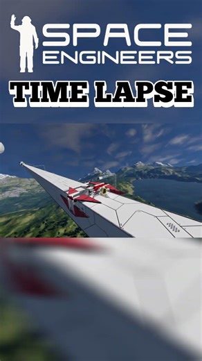 Pipeline For Ice | Space Engineers Space Elevator Again Time Lapse #shorts Part 14