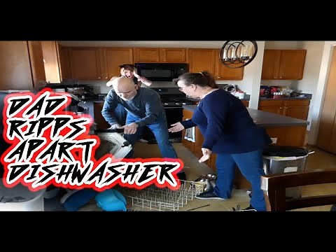 DAD RIPS APART MOMS DISHWASHER