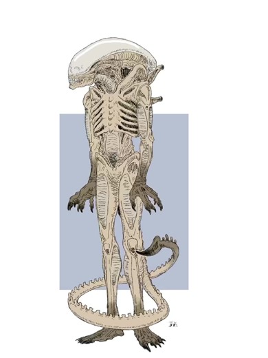 Illustrating Aliens: Late Submission for Alien Day