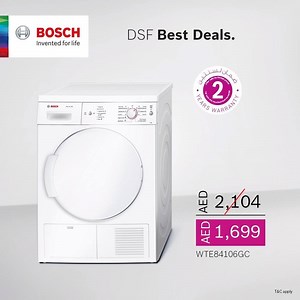 Check out Bosch DSF Best Deals on https://www.bosch-home.com/ae/specials/dsf1 and visit our Dubai Flagship Store for more details on our entire home appliances range. اكتشف أفضل عروض بوش في مهرجان دبي للتسوّق عبر موقع https://www.bosch-home.com/ae/specials/dsf1 .وقم بزيارة متجرنا الرئيسي في دبي لمعرفة المزيد عن مجموعة الأجهزة المنزليّة الكاملة | Bosch Home