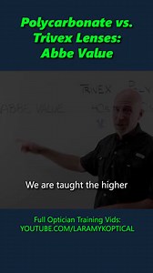 Polycarbonate vs. Trivex Lenses: Abbe Value | Laramy-K OpticianWorks | Facebook