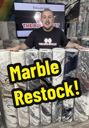 Marble Soft Shimmer Rugs Fully Restocked in All Sizes