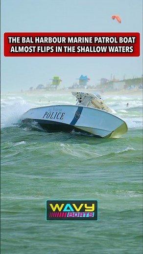 Police boat in trouble at Haulover Inlet !! | Wavy Boats