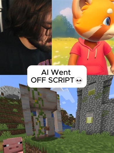 AI COACH (Rudi) AI went off script#ai #minecraft #gaming #minecraftmemes #fyp