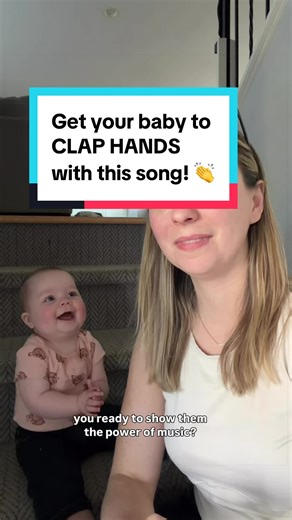 The power of music 🙌👏 get your baby clapping their hands! | baby dance