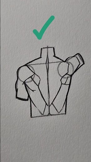how to draw muscular back #sketch #drawings #design #tutorial #desenho
