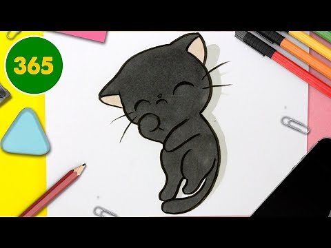 Comment dessiner un chat kawaii 🔥 apprendre à dessiner 🔥Comment dessiner Kawaii facile
