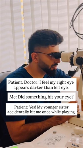 Dr Ashish Markan on Instagram: "A young patient reported that the black part of his right eye appeared larger than that of the left eye for the past few months. On clinical examination, he was found to have anisocoria due to traumatic mydriasis, with the right pupil measuring 6 mm and appearing larger than the left. Despite the difference in pupil size, his vision was normal, with a best-corrected visual acuity (BCVA) of 6/6 in both eyes. ------------ Traumatic mydriasis is a condition in which
