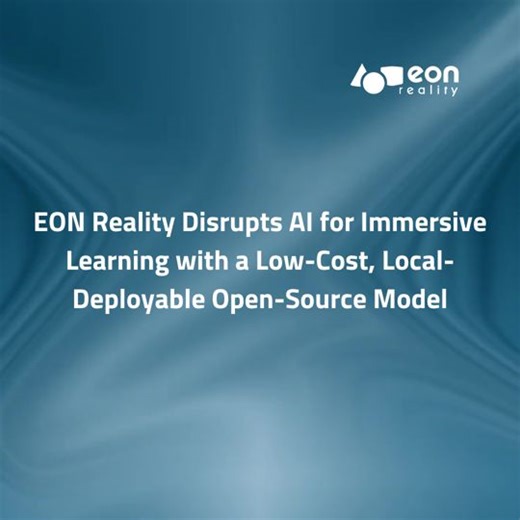 Affordable Immersive Learning is Here: Meet EON Reality’s Low-Cost Open-Source AI Solution Big news! EON Reality has unveiled a low-cost, locally deployable, open-source AI model designed to make immersive learning more accessible for everyone. With this innovation, AI-powered XR learning is now within reach for educational institutions and businesses worldwide. ✨ Why It Matters: ✅ Affordable AI solutions for immersive training. ✅ Local deployment for better accessibility. ✅ Open-source model fo
