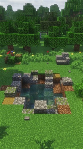 Minecraft | How to Build a Pond #minecraft #howtobuild #minecraftbuilds
