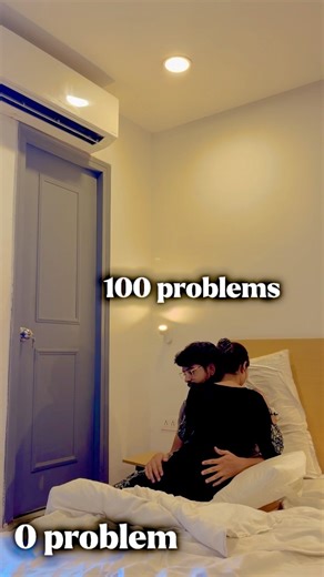 100 problems vs 0 problem 🥹 #shortsfeed #shortvideos #ytshorts #trending #couple #problem