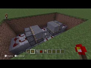 Minecraft Redstone Secret Entrance Tutorial