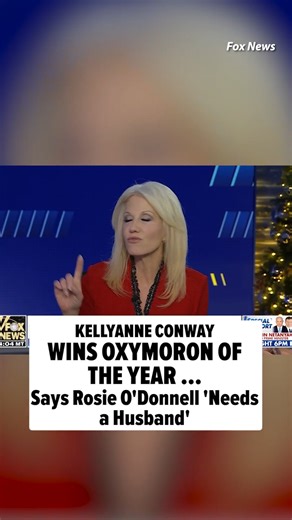 In a quintessential display of useless, oxymoronic advice, Kellyanne Conway went on Fox News and told Rosie O'Donnell she "needs a husband" 😒 🎥: Fox News | TMZ
