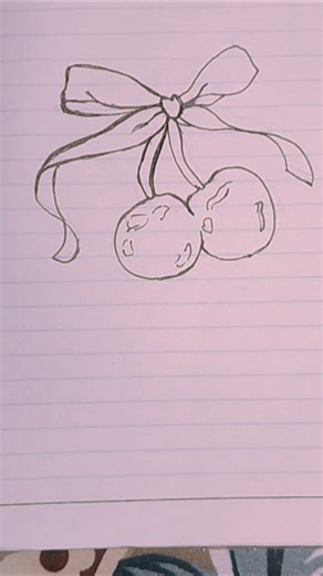 make 🍒 cherry drawing #shorts