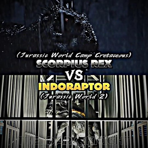 Scorpius Rex vs Indoraptor#edit#jurassicworld#dinosaur#edit#shorts#1v1