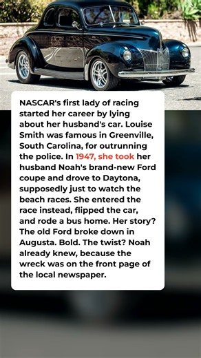 Louise Smith Secretly Raced Her Husband's New Ford at Daytona in 1947