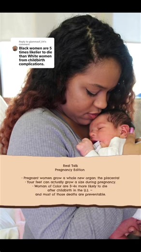 Replying to @glammaof_04 I didn't know that women of color die at a much higher rate after childbirth, not until after my daughter passed. When I finally learned the truth, my mind spiraled with all the