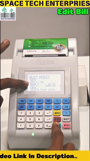 Edit Bill in Balaji 2" | Balaji BBP 2T Billing Machine Review | 2 Inch Thermal Printer |