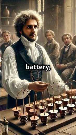How Alessandro Volta Invented the First Battery and Changed the World #battery #science #history y