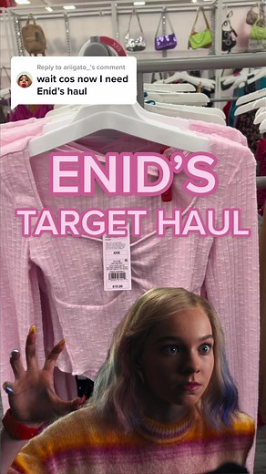 Replying to @ariigato_ Are you an Enid or Wednesday? 💖🖤 #wednesday #enid #wednesdayaddams #enidsinclair #wednesdaydance #target #targettok #targetmagic #targetholiday #targetdecor #targerlovers #targetfinds #targetfindsdecember #targetgiftideas