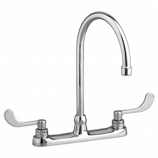 Monterrey® Top Mount Kitchen Faucet With Gooseneck Spout and Wrist Bla