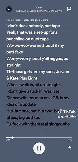 Only - Nicki Minaj, Drake, Lil Wayne, Chris Brown #fyp #foryou #foryoupage #lyrics #only #onlynickiminaj #nickiminaj #drake #lilwayne #chrisbrown #rap #hiphop #spotify