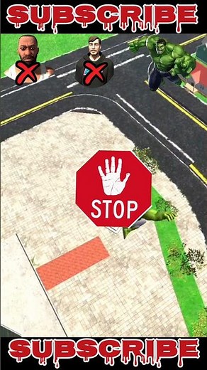 man vs Mr beast vs hulk in Indian bike driving 3d game 🤯 #trandingshorts #shorts #gaming #gta