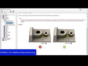 DFMPro For SOLIDWORKS Additive Manufacturing Demo