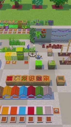 Comparing Add-Ons Farming Crops&Farms Minecraft Marketplace - Added Blocks