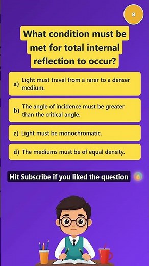 Class 12 | Exploring Total Internal Reflection! 🔍 #JEE #NEET #CBSE #Physics