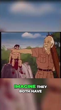The Karate Kid: Animated Miyagi vs Roshi #80s #mrmiyagi #thekaratekid #masterroshi #retro