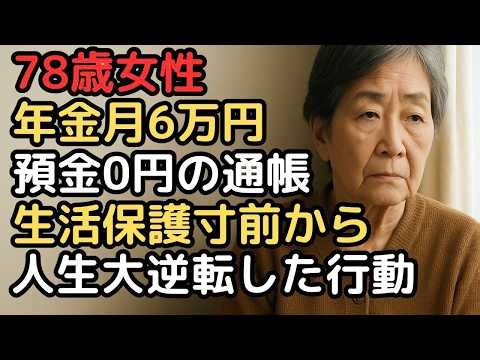 預金ゼロ、生活保護寸前…78歳女性が立ち直った“最後の逆転術”とは？