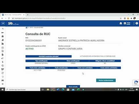 CONSULTA EL RUC DE UNA PERSONA NATURAL O JURÍDICA