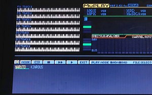 MSX Turbo R 专用可视化音乐播放器MuPLAY