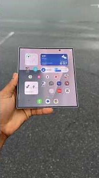 Galaxy Z Fold 7 Extreme Durability Test 😱 Can It Survive? #shorts #samsung #viralshorts