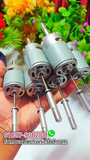 12V 555 Best Q DC Motor 📣 🔋 কন্ডিশন নতুন। Best Q Fan Motor 😇 ~~~~~~~~~~~~~~~~~☞ ⭕ Quantity: 1-PCS 555 DC Motor 🔴 Motor Type: 555 DC Motor ⭕ Voltage: 12V DC 🔴 Power Output: 15W ⭕ Shaft Length: Long shaft (approx. 25-30mm) 🔴 RPM: Up to 3000 RPM (depending on load and voltage) 🔰অর্ডার করতে যোগাযোগ করুনঃ 01887-908288 এই WhatsApps নাম্বারে। ⭐ খুচরা এবং পাইকারি দুইভাবে দেওয়া যাবে। 🔰অথবা ভিজিট করুনঃ famouselectronicsbd.com আমাদের ওয়েবসাইটে। ধন্যবাদ ⭐ #electronics #powerbank #battery #module #mi