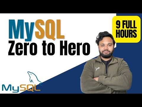 MySQL Tutorial for Beginners - Full Database Course (9 Hours)