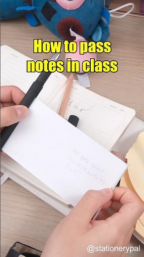 How do you pass notes in class? #shorts