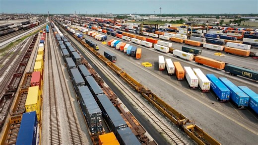 Go Inside an Intermodal Rail Container Yard | Riding the Rails | WTTW Chicago
