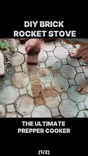 Build a DIY Brick Rocket Stove for Outdoor Cooking