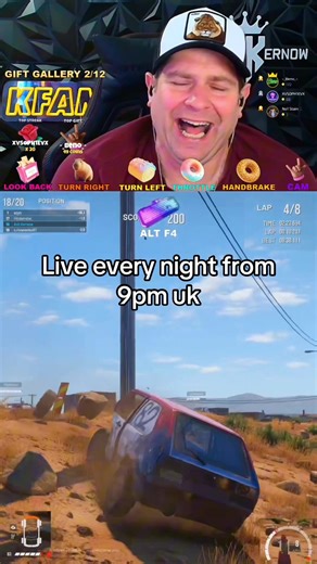 Interactive Wreckfest Gaming with Viewers Engagement