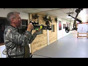 Crossbow vs compound bow demo at CT Archery