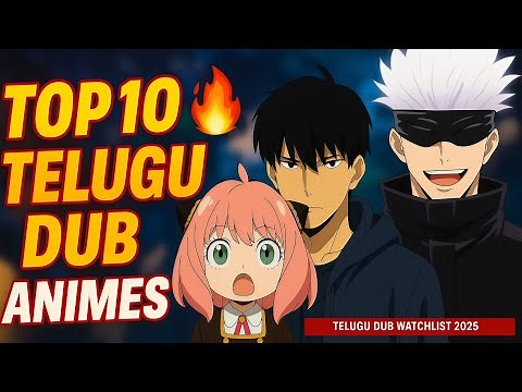 10 Best telugu dubbed animes to watch in 2025