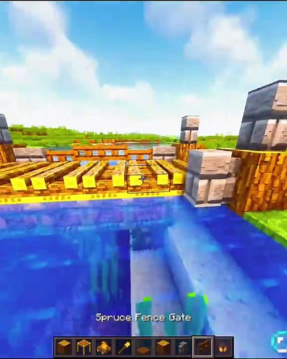 Minecraft Cozy Bridge Design Tutorial