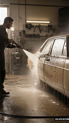 Old Rusty Car Gets a New Life | Full Restoration Video 🔥।#shorts #car #restoration