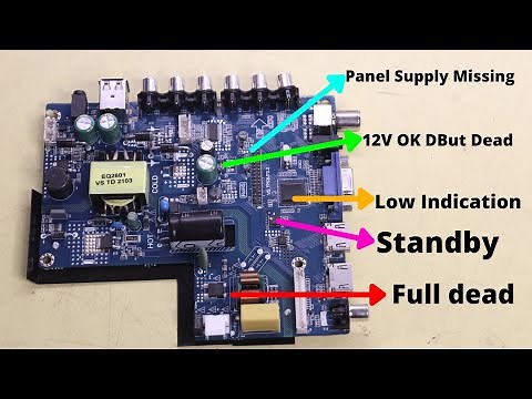 LED TV Combo Board Most Common Problem and Solution