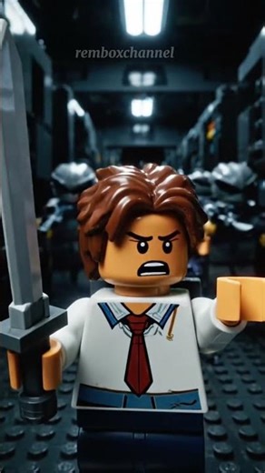 ALIEN ATTACK ON BLOCK CITY! 🚀 LEGO 3D Short Movie#Lego3D #AlienAttack#LegoAnimation #YouTubeShorts